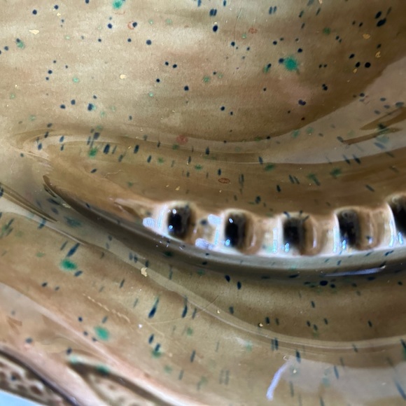 Vintage circa 1970s glazed ceramic ashtray - Picture 9 of 16